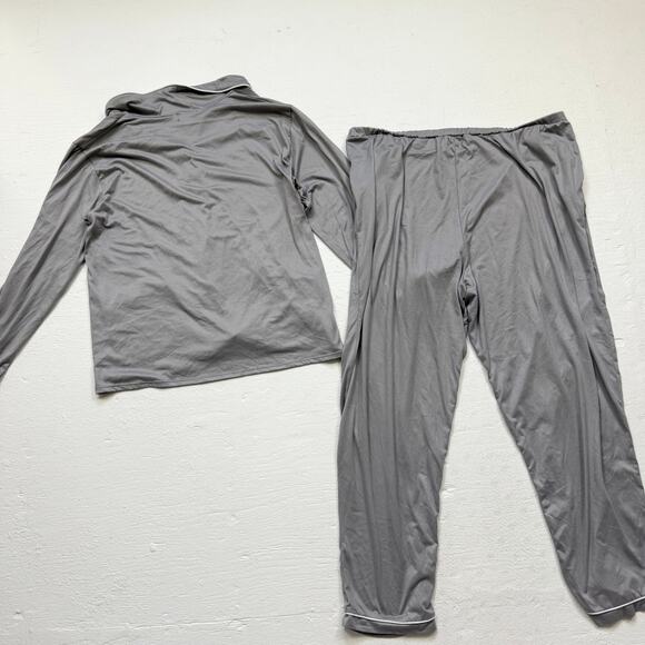 Laundry by Shelli Segal Gray Pajama Set 1X Super Soft Stretchy 2-Piece - Picture 6 of 6